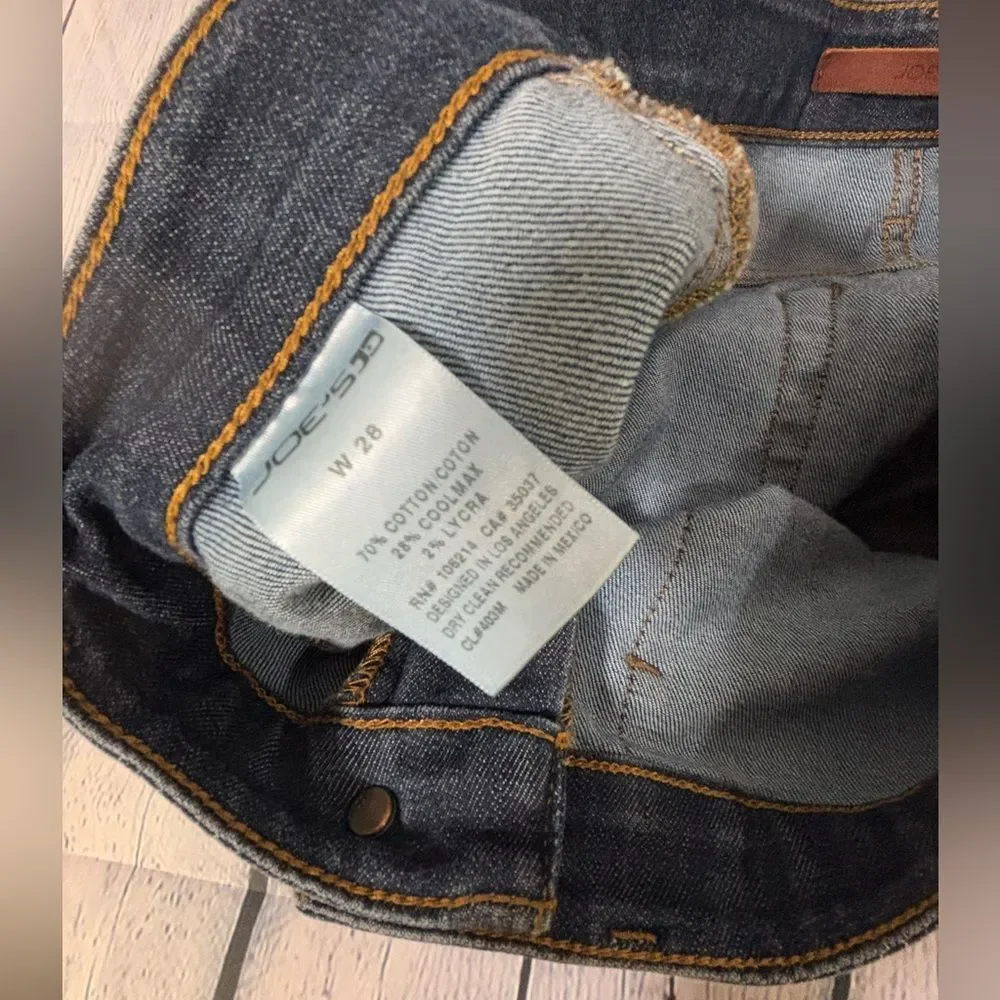 Joe's Jeans Samantha Porkchop Pocket Soft Y2K Classic Boot Cut Jeans Size 28